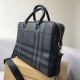 Replicas Burberry Check Messenger Bolsos Hombre Gris Baratos Imitacion