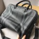 Replicas Burberry Check Messenger Bolsos Hombre Gris Baratos Imitacion