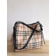 Replicas Burberry Haymarket Check Tote Bolsos Negro Baratos Imitacion