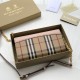 Replicas Burberry House ChecK Wallet con cadena de albaricoque Baratos Imitacion