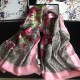 Replicas Gucci GG Bouquets Print Silk Scarf 140 x 140 Rojo Baratos Imitacion