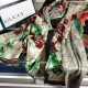 Replicas Gucci Bufanda de Seda con Estampado Flora 65 x 185cm Azul Baratos Imitacion