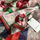 Replicas Gucci Pañuelo de seda con estampado de flora 65 x 185 cm rojo Baratos Imitacion