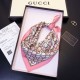 Replicas Gucci Classic Schawl 50 x 50 Rosa Baratos Imitacion