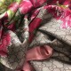 Replicas Gucci GG Bouquets Print Silk Scarf 140 x 140 Rojo Baratos Imitacion