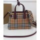 Replicas Estandarte pequeño Burberry en Vintage Check Mauve Baratos Imitacion