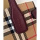 Replicas Estandarte pequeño Burberry en Vintage Check Mauve Baratos Imitacion