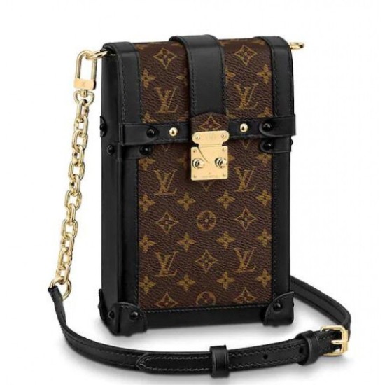 Replicas Louis Vuitton Pochette Trunk Verticale Monogram Canvas M63913 Baratos Imitacion