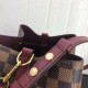 Replicas Louis Vuitton Bolso Neonoe Damier Ebene N40214 Baratos Imitacion