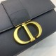 Replicas Christian Dior 93118 EPSOM asa bolsa negro Baratos Imitacion