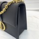 Replicas Christian Dior 93118 EPSOM asa bolsa negro Baratos Imitacion