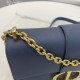 Replicas Christian Dior 93118 EPSOM asa Bolsa Azul Baratos Imitacion