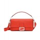 Replicas Bolso Fendi Baguette Grande de Cuero 8BR771 Rojo Baratos Imitacion