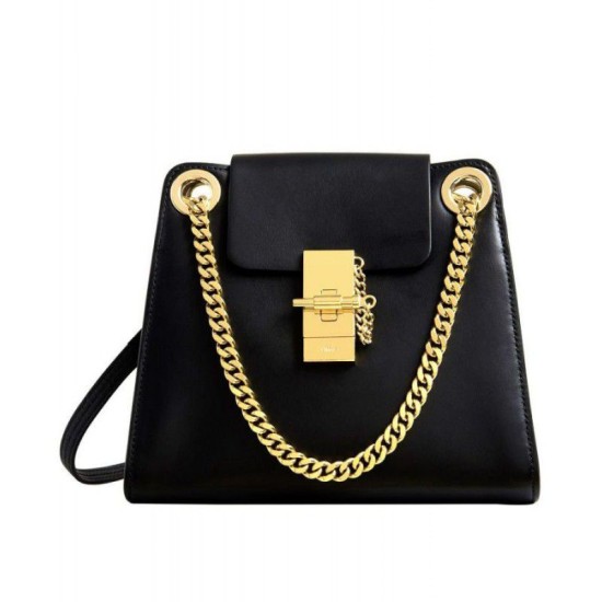 Replicas Chloe Mini Annie bolso de hombro 19AS118 Negro Baratos Imitacion