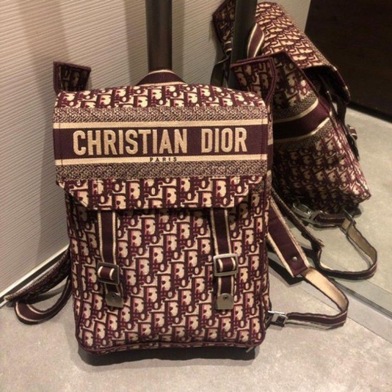 Replicas Christian Dior Obligue Mochila Café Baratos Imitacion