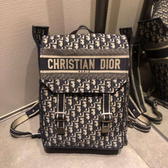 Replicas Christian Dior Obligue Mochila Negro Baratos Imitacion