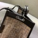 Replicas Fendi Runaway Shopper 8BH353 Café oscuro Baratos Imitacion