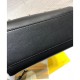 Replicas Fendi Peekaboo XS Mini-bolsa de cuero 8BN309 Negro Baratos Imitacion